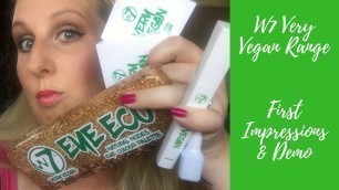 'W7 Very Vegan Makeup - First Impressions and Demo'
