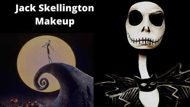 'Jack Skellington Makeup from the nightmare before Christmas'