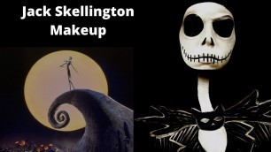 'Jack Skellington Makeup from the nightmare before Christmas'