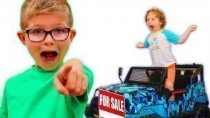 'Videos for Kids about Power Wheels Cars for Sale | MONSTER TRUCKS'