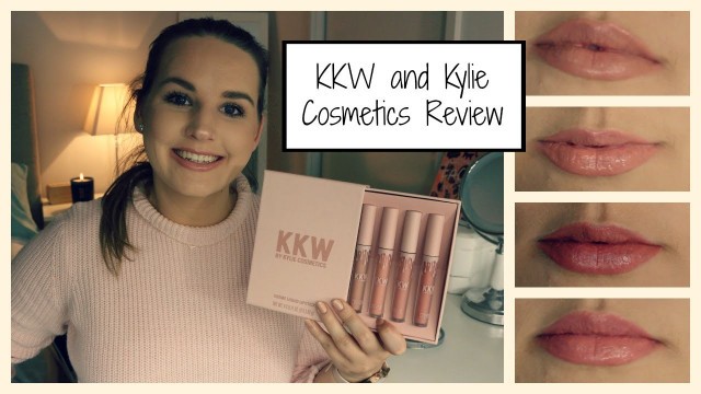 'KKW and Kylie Cosmetics review + swatches!'