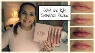 'KKW and Kylie Cosmetics review + swatches!'