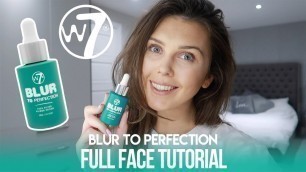'FAUX FILTER PRIMER - DOES IT WORK? FULL TUTORIAL | W7 COSMETICS'