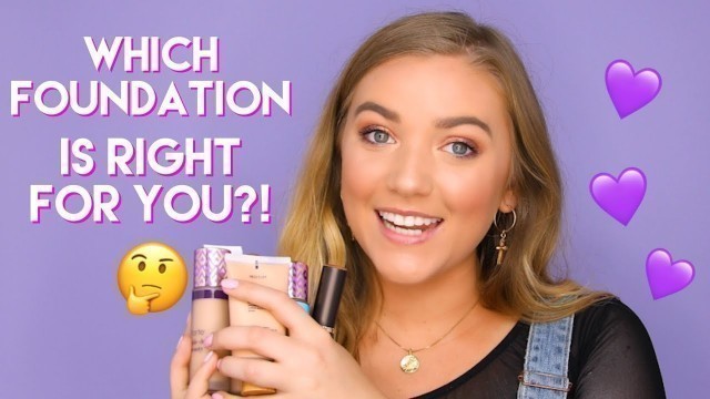 'HOW TO FIND YOUR PERFECT FOUNDATION! | tarte tutorials'