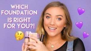 'HOW TO FIND YOUR PERFECT FOUNDATION! | tarte tutorials'