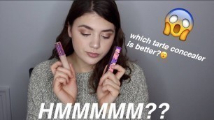 'BATTLE OF CONCEALERS: TARTE SHAPE TAPE -VS- TARTE CREASELESS CONCEALER | Chloe D\'Andrea'