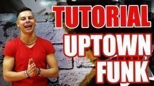 'DANCE FITNESS - UPTOWN FUNK (TUTORIAL) #ZUMBA #ZUMBAFITNESS'