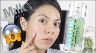 'I TRIED THE NEW MILK MAKEUP  HYRDO GRIP PRIMER AND......'