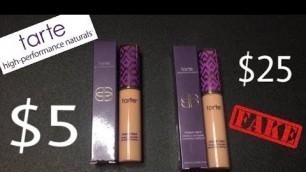 'FAKE 5$ Tarte Shape Tape Concealer (Real Vs Fake)'
