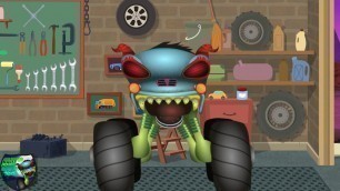 'Monster Truck Garage Children Animated Cartoon Video By HHMT'