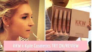 'KKW x Kylie Cosmetics TRY ON/REVIEW, NEW MEAL VLOG | Kelsey PItman'