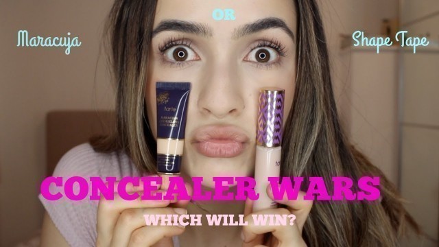 'Tarte Concealers - Shape Tape vs Maracuja'