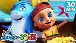 'A Sailor Went To Sea + ABC SONG and more Sing Along Kids Songs - LooLoo Kids'