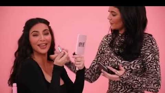 'Kkw beauty & Kylie Cosmetics clash || Kylie Doing Kim\'s Makeup'