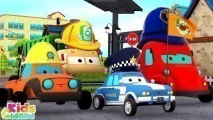 'March On Song, Road Rangers, Car Cartoon Videos for Kids by Kids Channel'