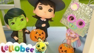 'The Trick or Treat Song - Halloween | Lellobee Kids Sing Alongs & Nursery Rhymes'