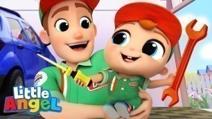 'Daddy\'s Little Helper | Baby John Sing Alongs | Little Angel Kids Songs & Nursery Rhymes'