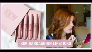 'KIM KARDASHIAN + KYLIE COSMETICS (KKW LIPSTICKS)'