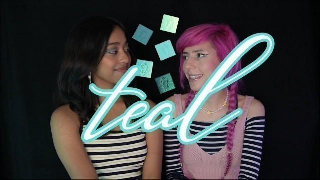 'Swatching ALL our teal eyeshadows! | Lethal Cosmetics'