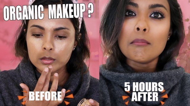'Trying ORGANIC & NON-TOXIC MAKEUP - Ruby\'s Organics Full Face Wear Test!'