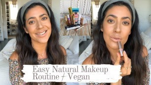 'Easy Natural Makeup Routine With Vegan Cosmetics'