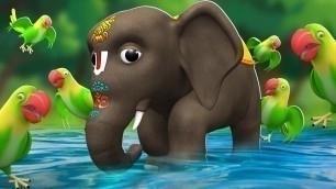'Chitti Chilakamma - Enugamma Enugu Telugu Rhymes for Kids - Parrots 3D Animation Many More Rhymes'
