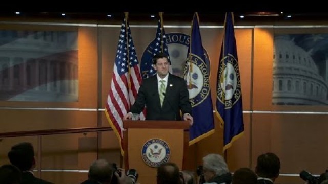 'Trump lashes out at Democrats after Ryan pulls health care bill'