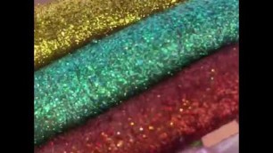 'Ruby May cosmetics- Enchanted Glitter Palette Swatches by @makeupjackyluvv'