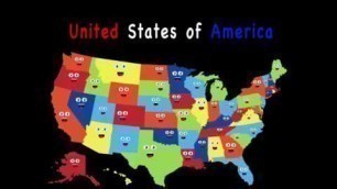 'The United States of America Song 50 States'