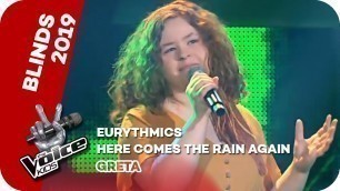 'Eurythmics - Here Comes The Rain Again (Greta) | Blind Auditions | The Voice Kids 2019 | ProSieben'