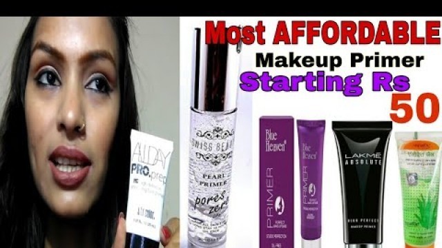 'Most AFFORDABLE Makeup Primer Starting RS 50 - सबसे सस्ता और अच्छा प्राइमर'