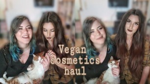 'Vegan cosmetics haul