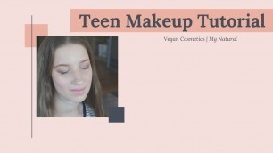 'Teen Weekend Makeup Tutorial | Vegan cosmetics | Mg Naturals'