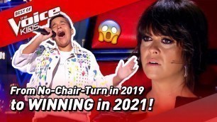 'Levi Diaz LOST the Blinds in 2019 but WINS The Voice Kids Spain in 2021! 