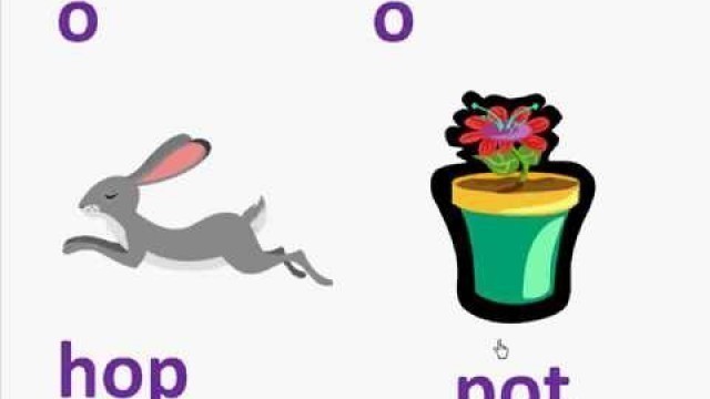 'Short Vowel \"o\" Book /Kids Read Along Vowel Books/Learning to Read'