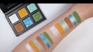 'Lethal Cosmetics ROOTS Pressed Powder Palette Swatches'