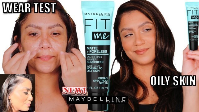 '*NEW* MAYBELLINE FIT ME! MATTE PORELESS PRIMER + ALL DAY WEAR *oily skin* | MagdalineJanet'