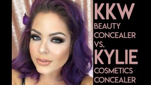 'KKW Beauty Concealer vs. Kylie Cosmetics Skin Concealer'