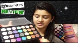 'BH Cosmetics Eyeshadow Palette Swatches & Review| First Impression'