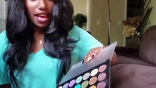'BH cosmetics 28 foil eyeshadow palette  with swatches!'