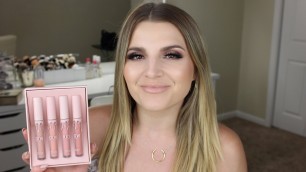 'KKW x KYLIE COSMETICS Lip Swatches & Review!'