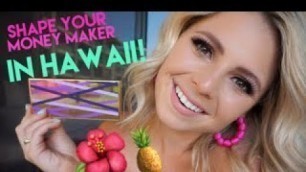'NEW to SHAPE TAPE FAM shape your money maker palette tutorial | tarte tutorials'