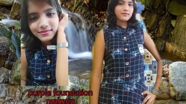 'How to makeup by purple foundation one base for without pigmentation makeup'