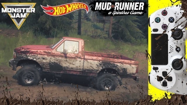 'MONSTER JAM MONSTER TRUCKS VIDEO GAME 4X4 MUD CHALLENGE with HOT WHEELS FREESTYLE'