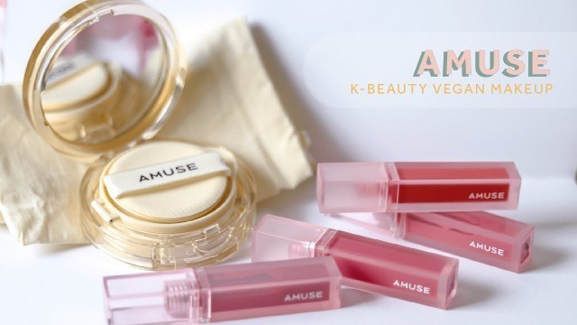 'AMUSE | K-Beauty Vegan Makeup | Dew Tint, Dew Velvet & Dew Jelly Vegan Cushion | SEULGI'