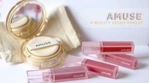 'AMUSE | K-Beauty Vegan Makeup | Dew Tint, Dew Velvet & Dew Jelly Vegan Cushion | SEULGI'