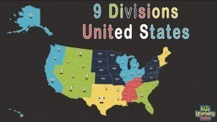 'United States Song | 50 States and 9 Divisions of the USA'