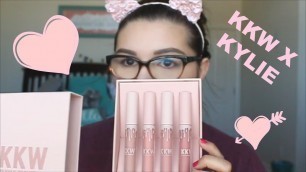 'KKW X KYLIE COSMETICS || First Impressions'