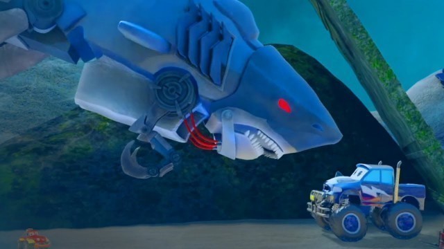 'Monster Truck Dan | Halloween flying shark | Halloween special songs for kids'