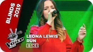 'Leona Lewis - Run (Eske) | Blind Auditions | The Voice Kids 2019 | SAT.1'